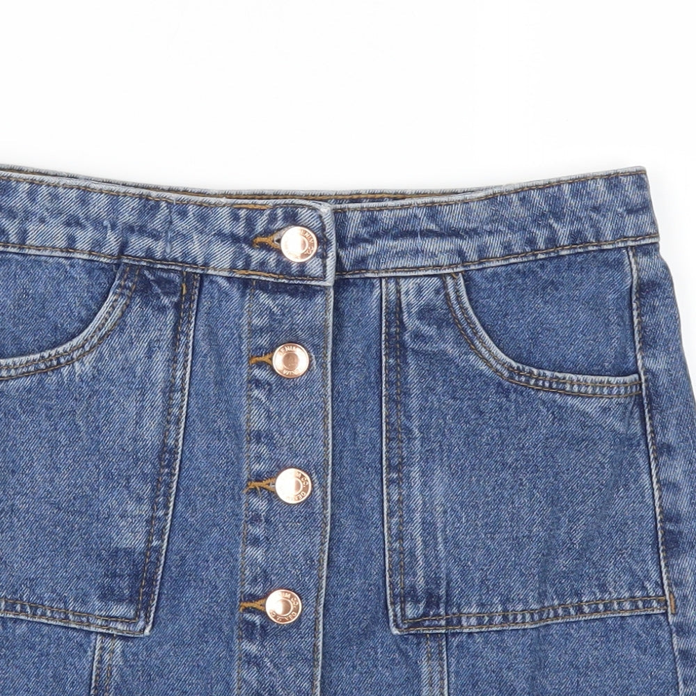 Denim Co Girls Blue  Denim A-Line Skirt Size 11-12 Years