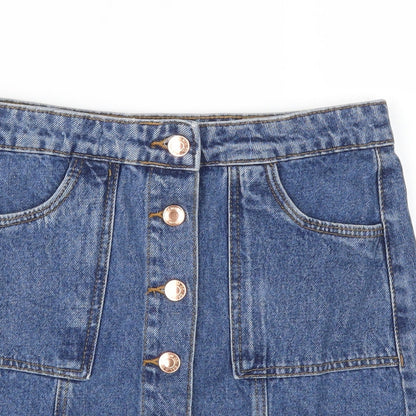 Denim Co Girls Blue  Denim A-Line Skirt Size 11-12 Years