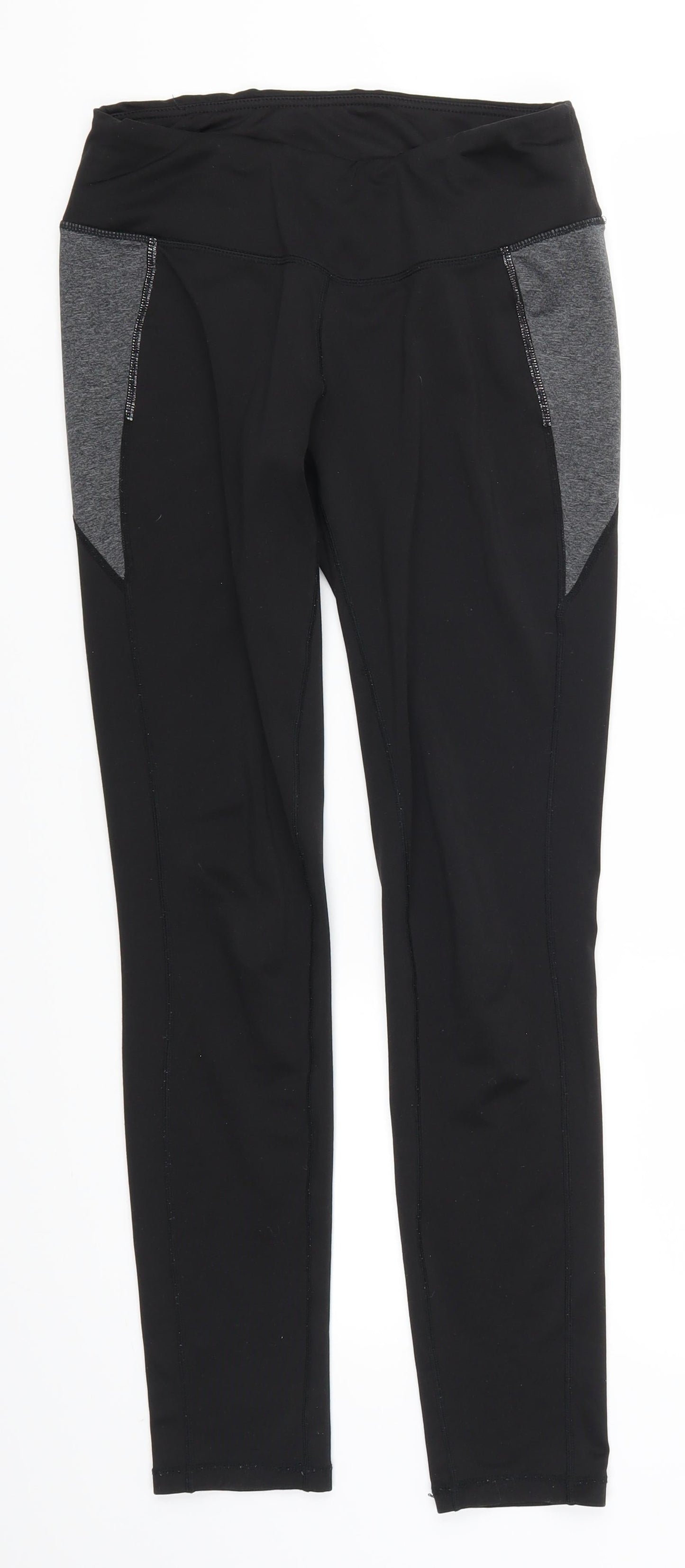 Preworn Womens Black   Track Pants Leggings Size 28 in L30 in