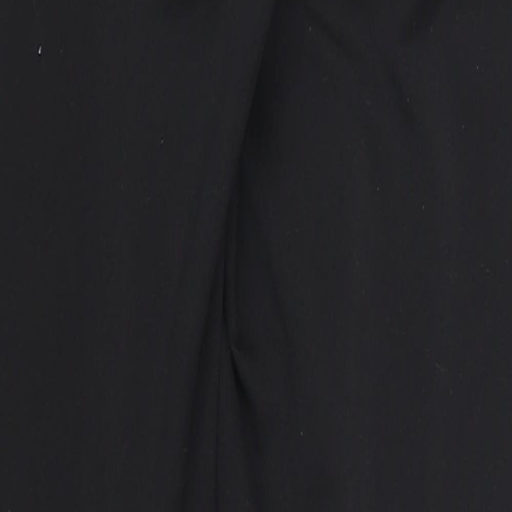 Preworn Womens Black   Track Pants Leggings Size 28 in L30 in