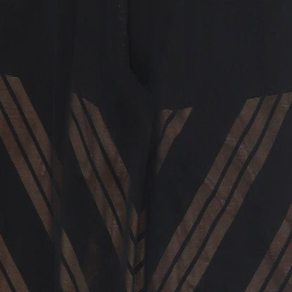 DY Womens Black Striped  Carrot Leggings Size 26 in L26 in