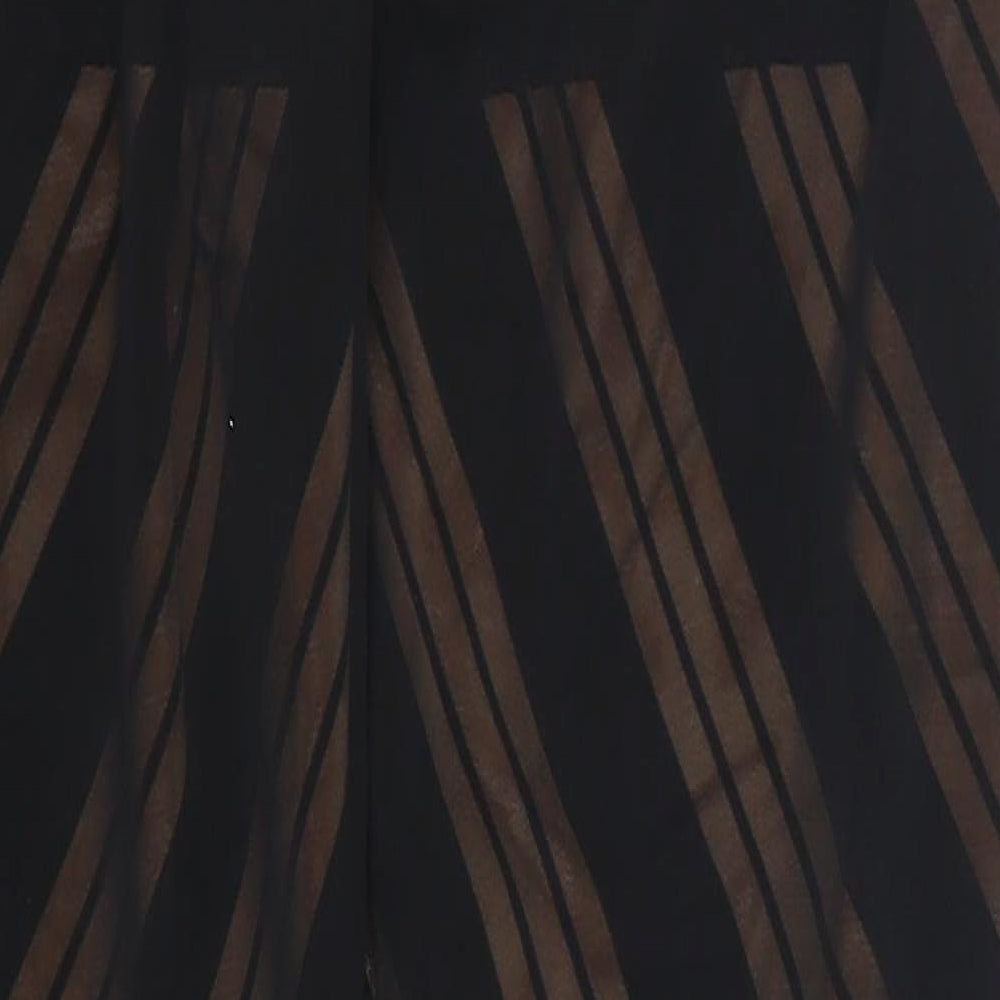 DY Womens Black Striped  Carrot Leggings Size 26 in L26 in