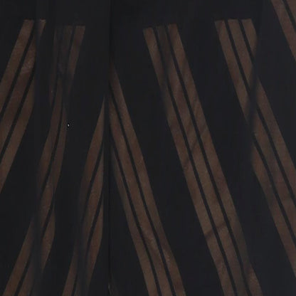 DY Womens Black Striped  Carrot Leggings Size 26 in L26 in