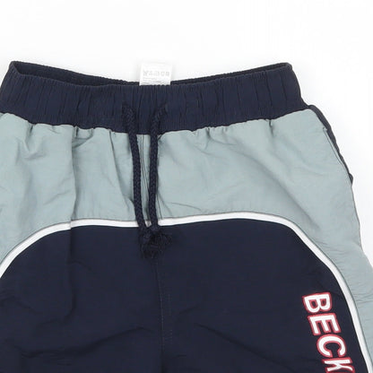 Marks and Spencer Boys Blue   Utility Shorts Size 5-6 Years - Beckham