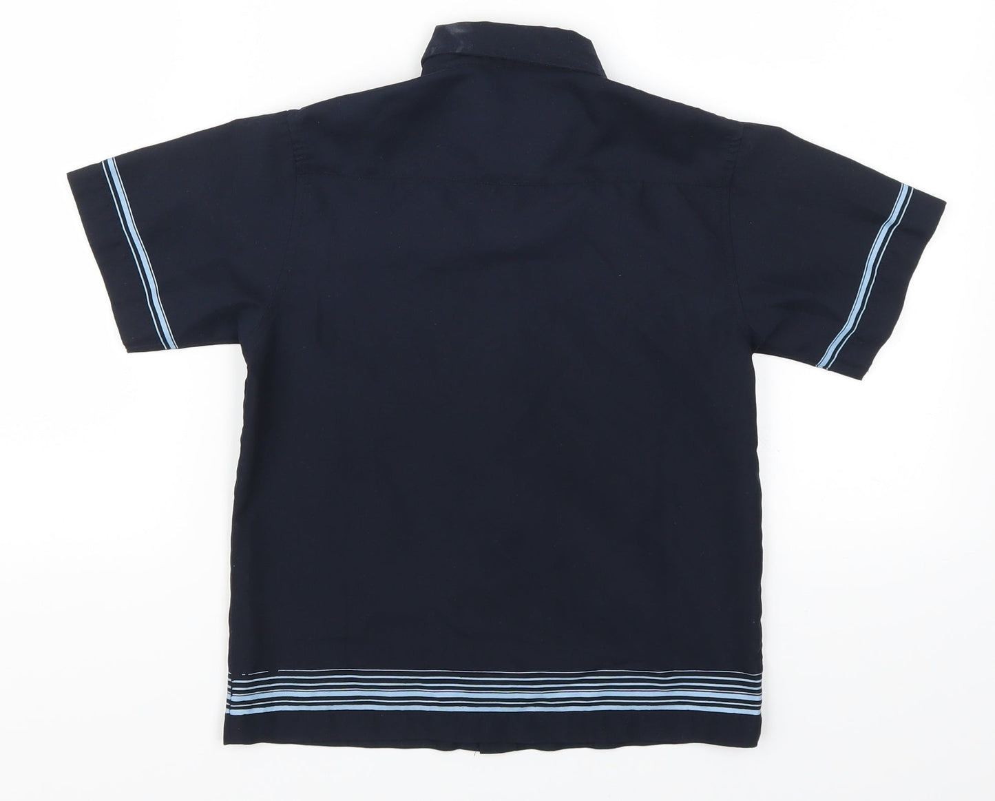 Lee Cooper Boys Blue Striped  Basic Button-Up Size 4-5 Years