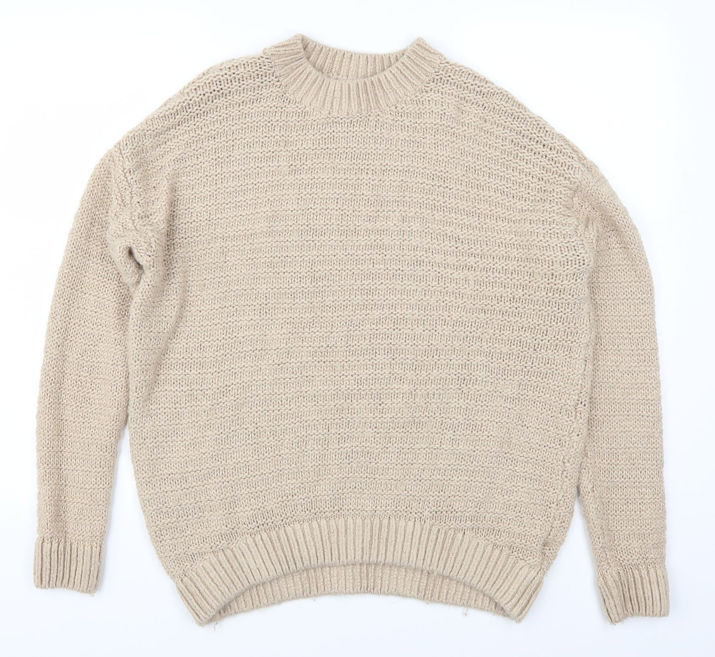 H&M Womens Beige   Pullover Jumper Size S