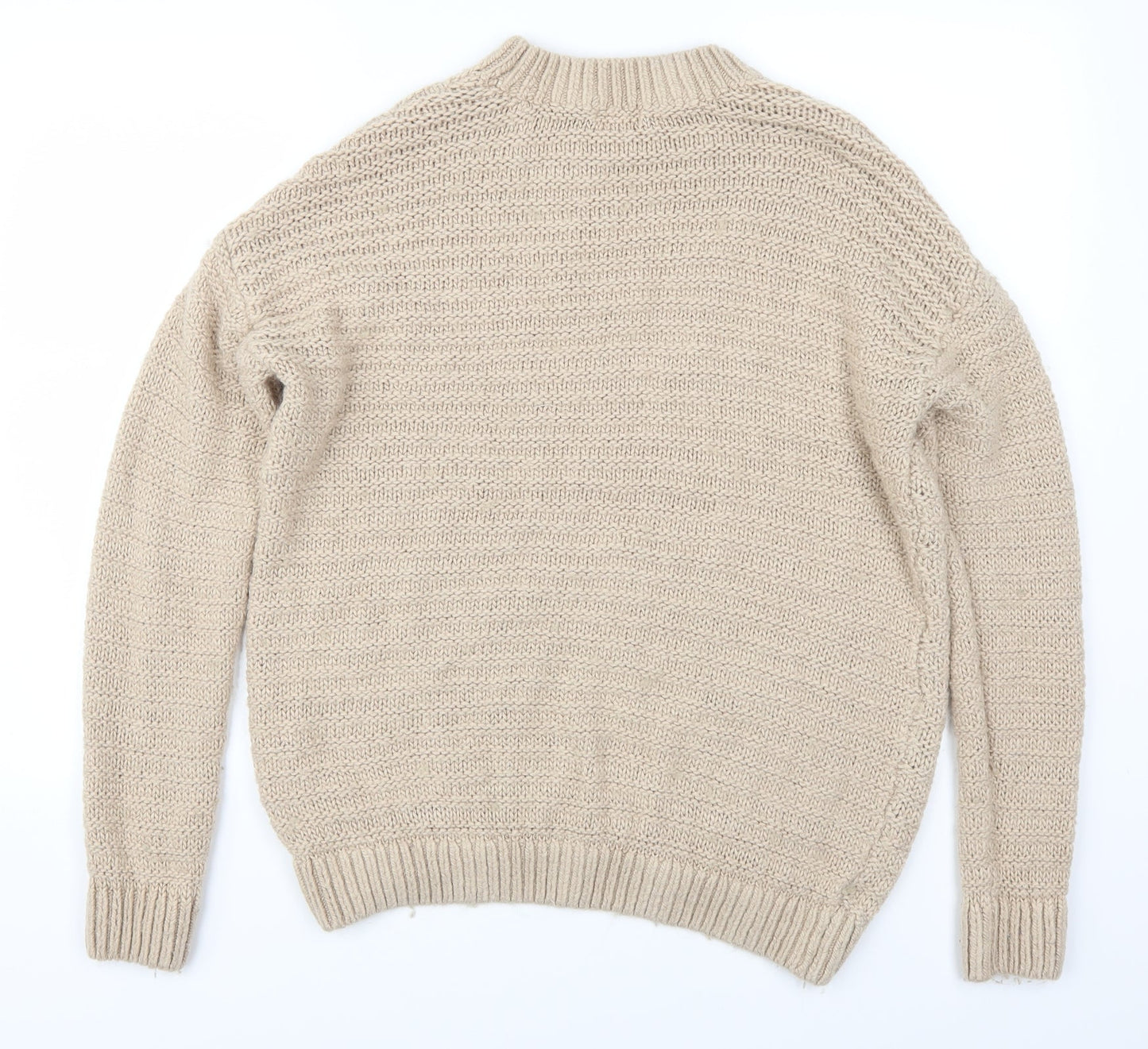 H&M Womens Beige   Pullover Jumper Size S