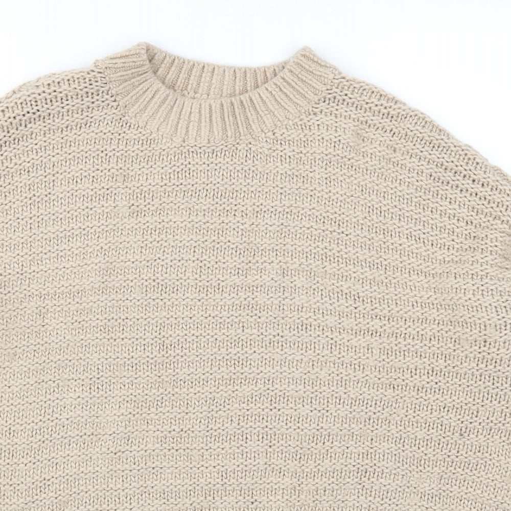 H&M Womens Beige   Pullover Jumper Size S