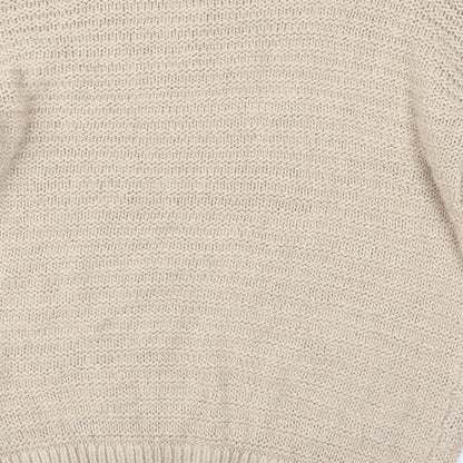 H&M Womens Beige   Pullover Jumper Size S