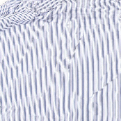 Mens UK Collar Size 16.5 Paradigm Smart Blue  Dress Shirt