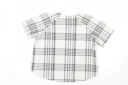 Womens UK Size 12 Select White Basic Blouse