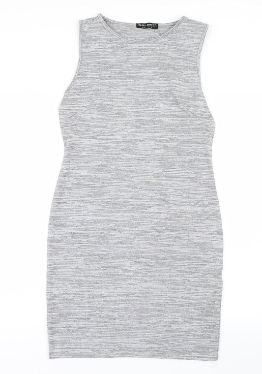 Select Womens Grey   Shirt Dress  Size 12