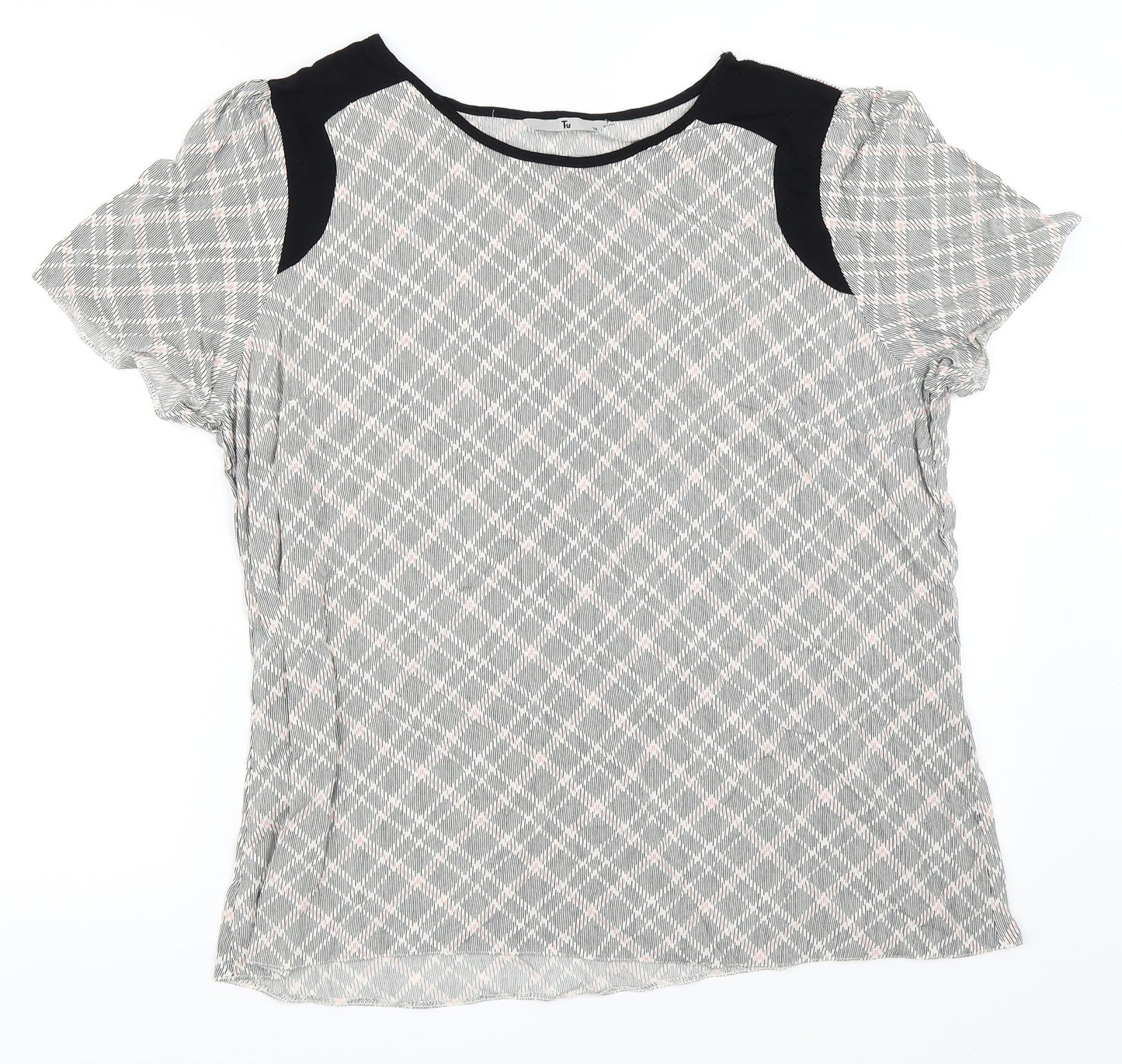 TU Womens White   Basic Blouse Size 16