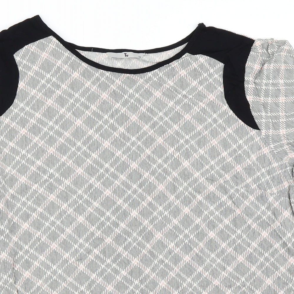 TU Womens White   Basic Blouse Size 16