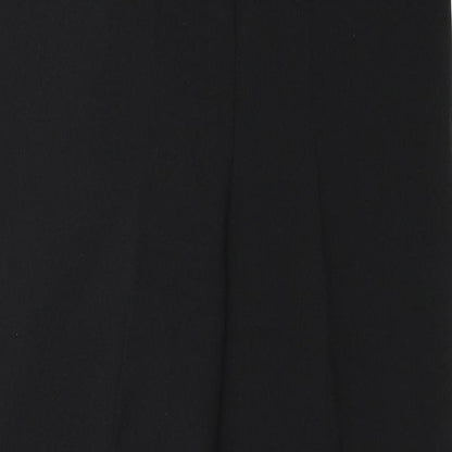 Womens UK Size 10 Preworn Regular Fit  Black Trousers