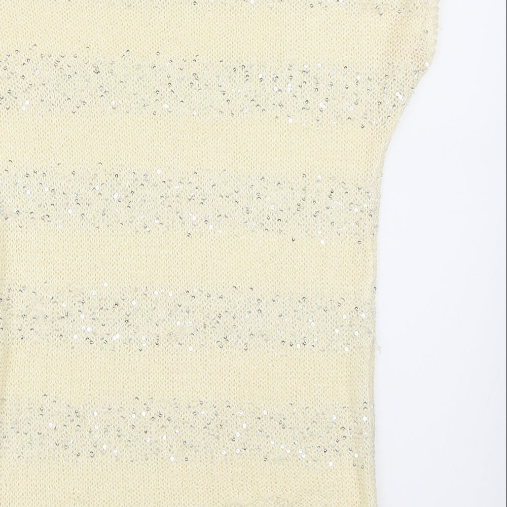 NEXT Womens Beige   Pullover Jumper Size 8
