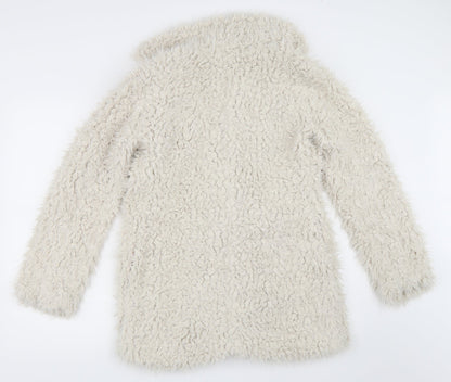 Womens UK Size 6 Atmosphere Beige Overcoat