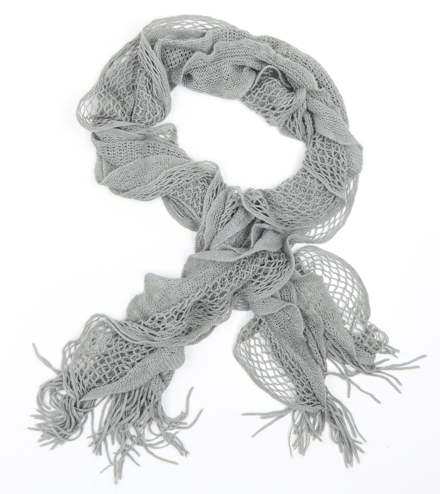 Preworn Womens Grey    Scarf