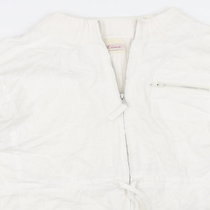 Lime Womens Ivory   Jacket  Size XL