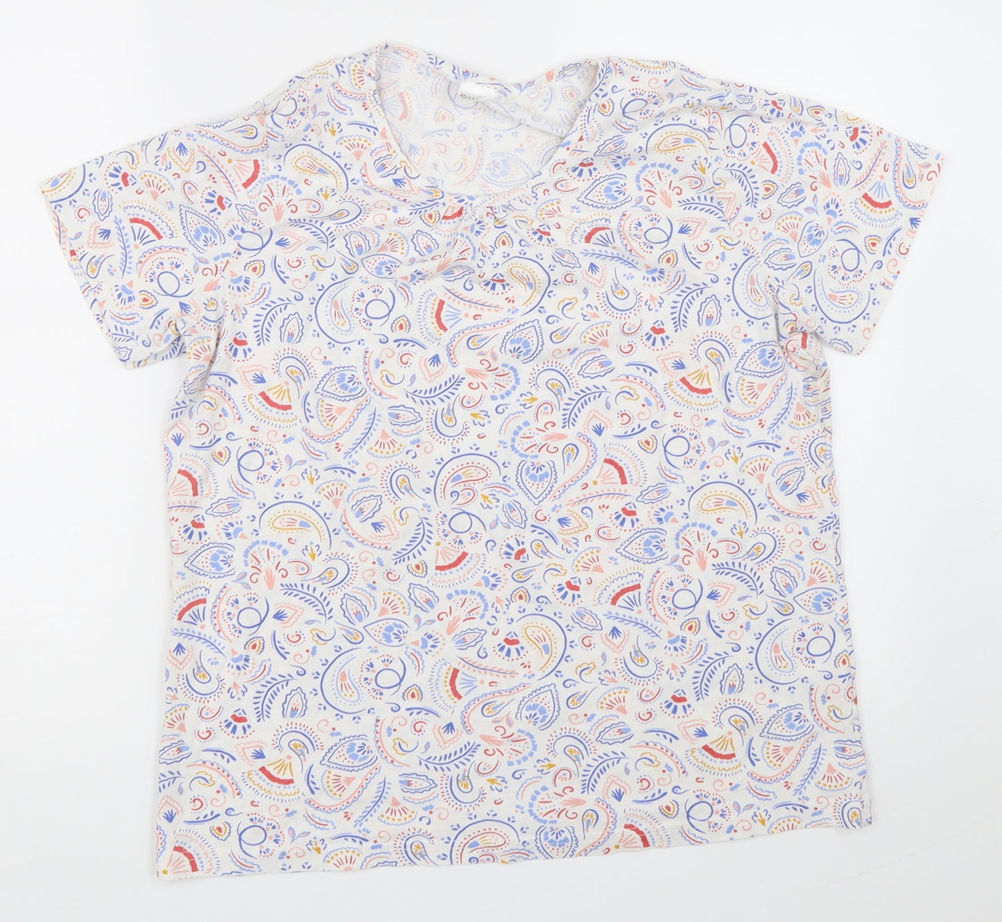 Damart Womens White   Basic T-Shirt Size M