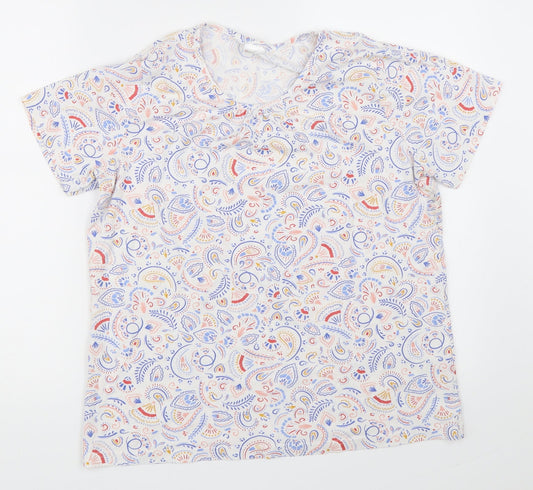 Damart Womens White   Basic T-Shirt Size M