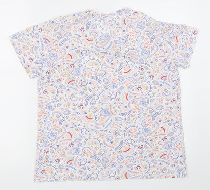 Damart Womens White   Basic T-Shirt Size M