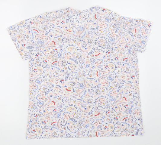 Damart Womens White   Basic T-Shirt Size M