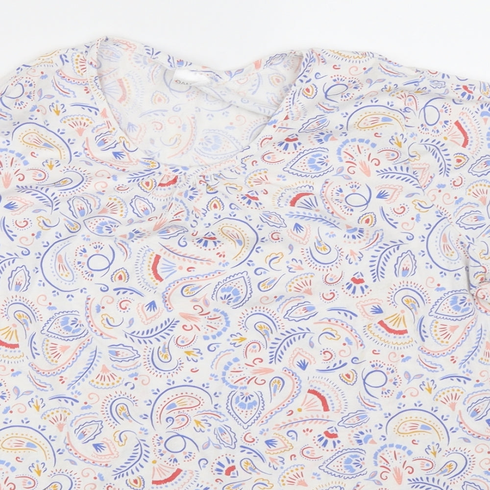 Damart Womens White   Basic T-Shirt Size M