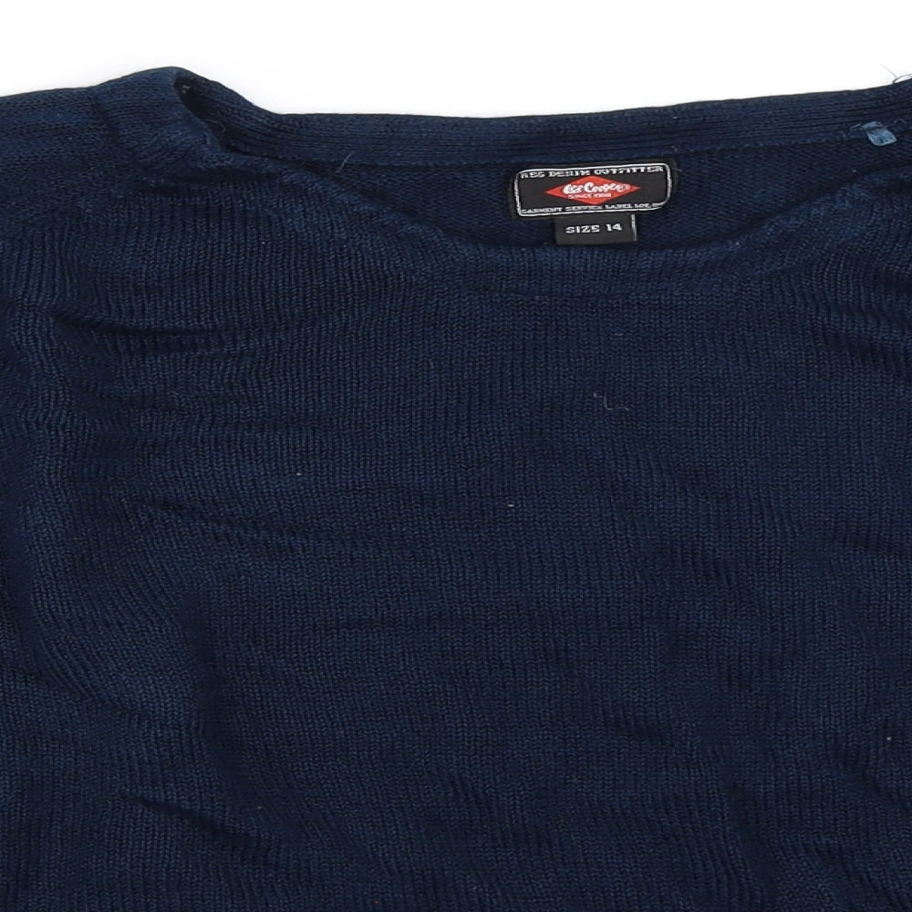 Lee Cooper Womens Blue   Pullover Jumper Size 14