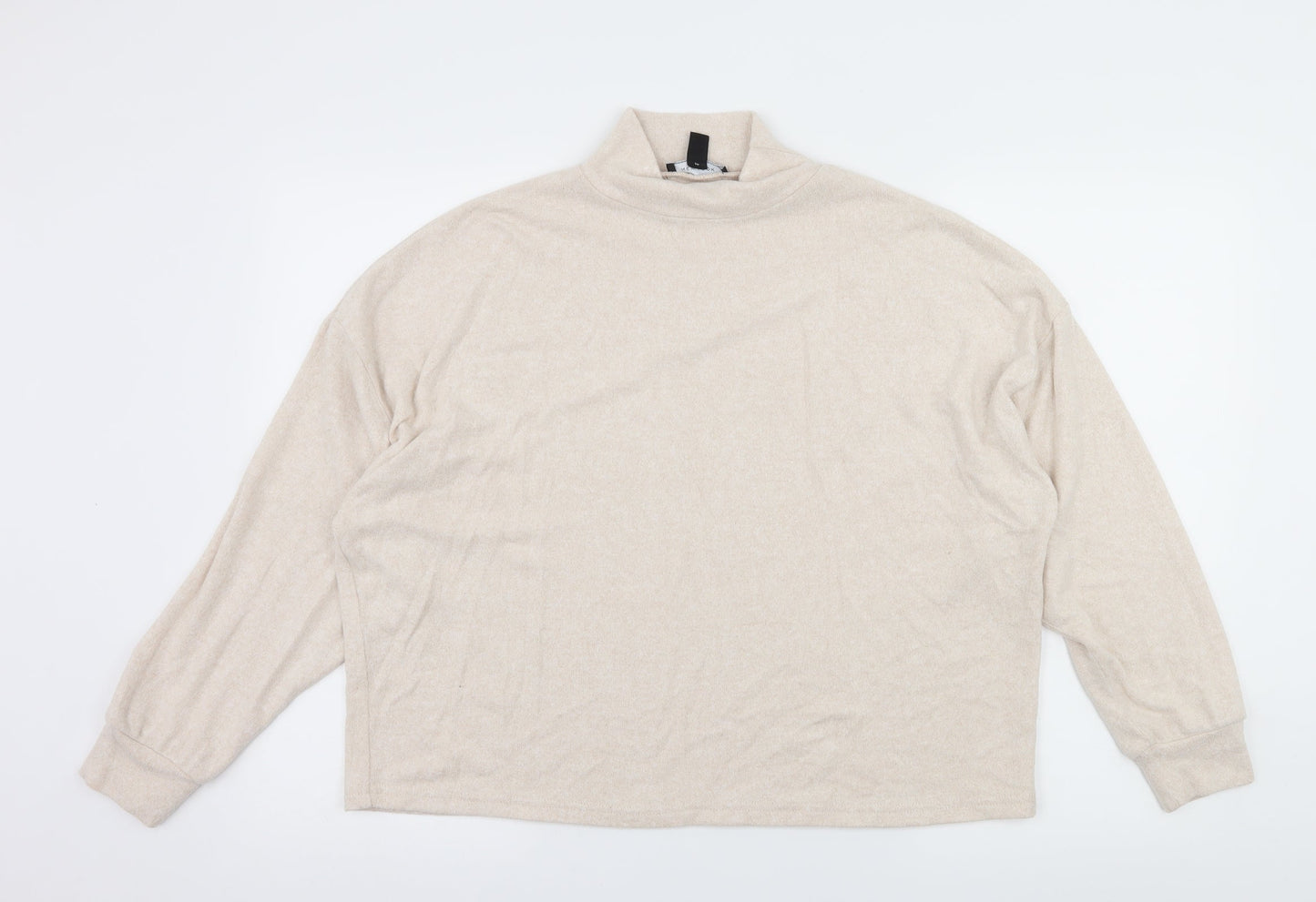 New Look Womens Ivory  Knit Pullover Jumper Size M
