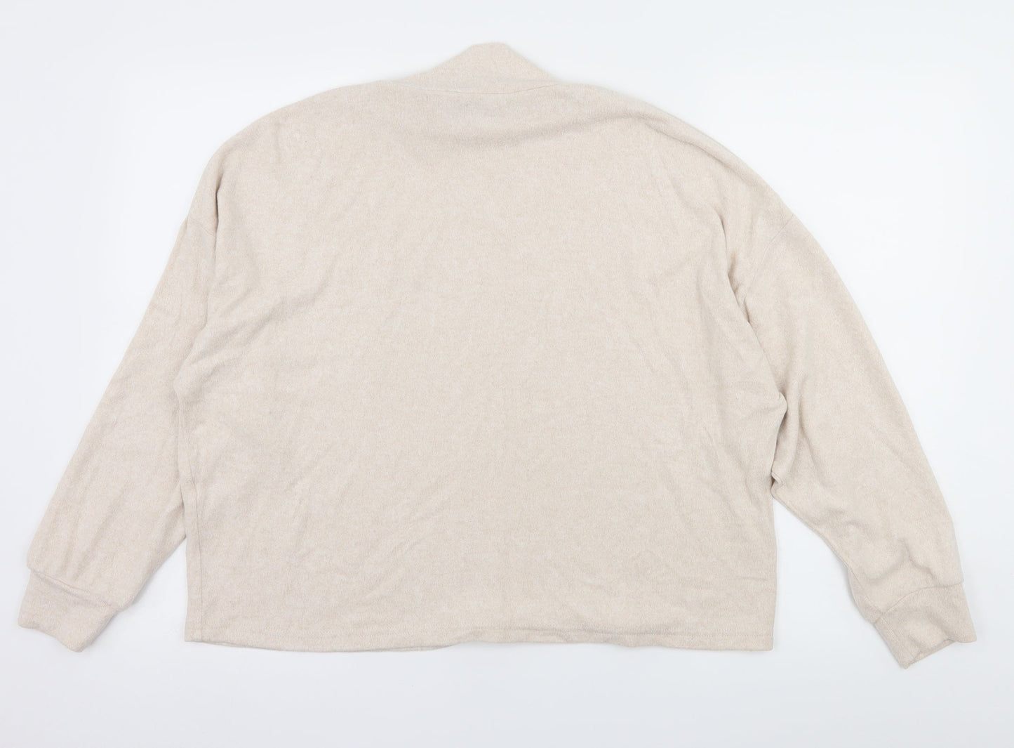 New Look Womens Ivory  Knit Pullover Jumper Size M