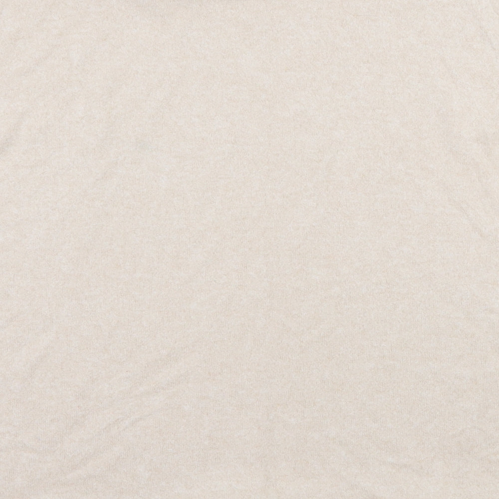 New Look Womens Ivory  Knit Pullover Jumper Size M