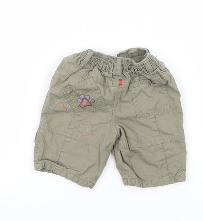 Debenhams Boys Green   Cargo Trousers Size 0-3 Months