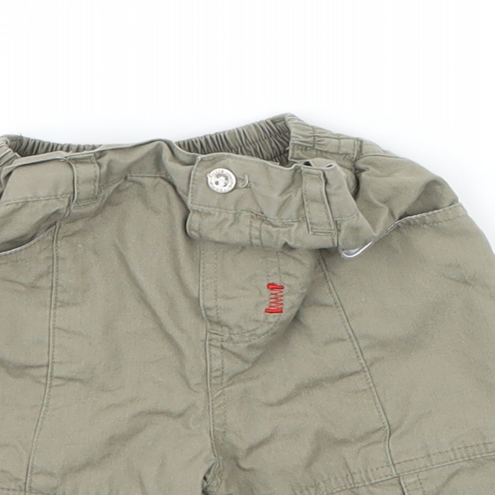 Debenhams Boys Green   Cargo Trousers Size 0-3 Months