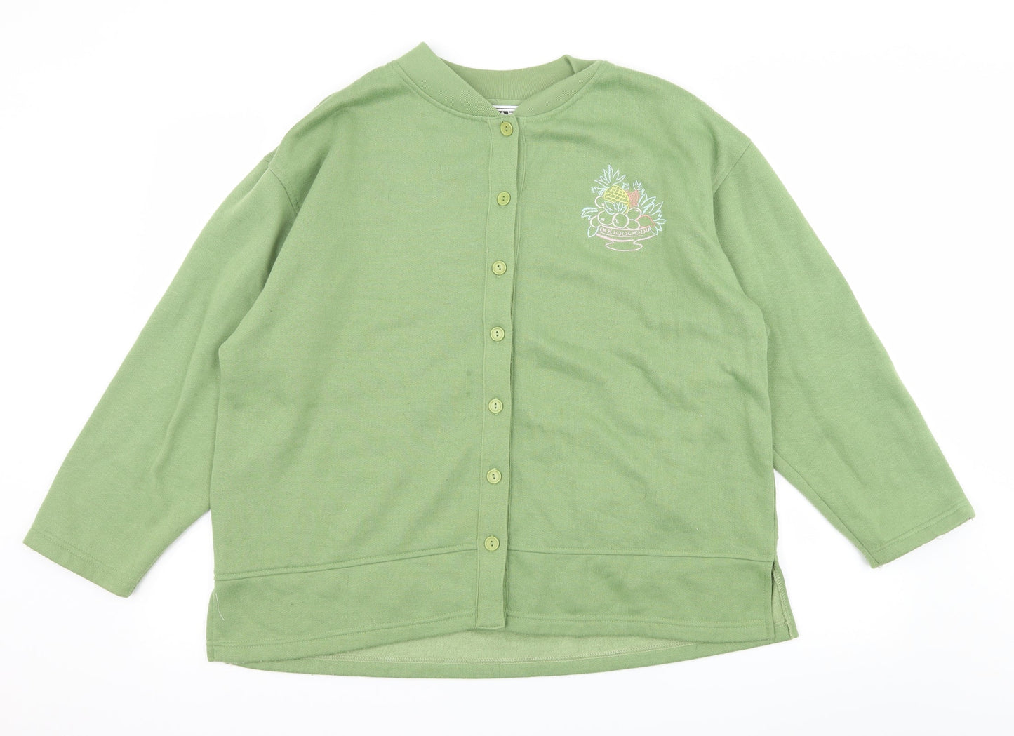 Womens UK Size M Exe Collection Green Pullover Sweatshirt