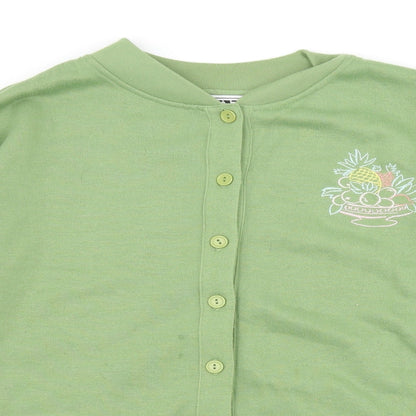 Womens UK Size M Exe Collection Green Pullover Sweatshirt