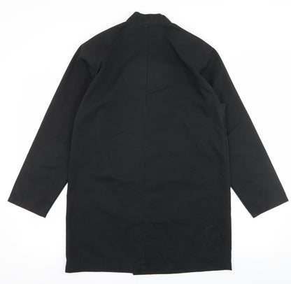 Simon Jersey Mens Black    Button-Up Size S  - Chefswear