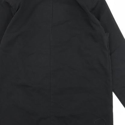 Simon Jersey Mens Black    Button-Up Size S  - Chefswear