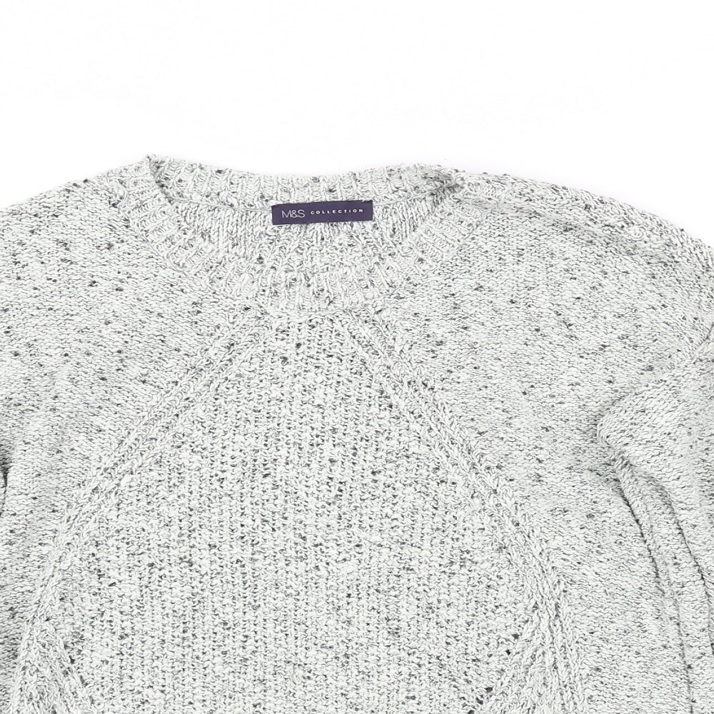 m&s Womens Green   Pullover Jumper Size 12