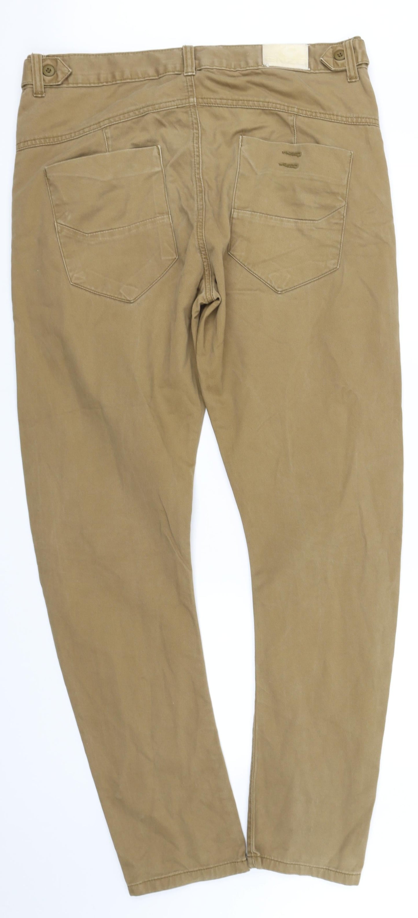 Womens UK Size M pre worn Regular Fit  Beige Trousers