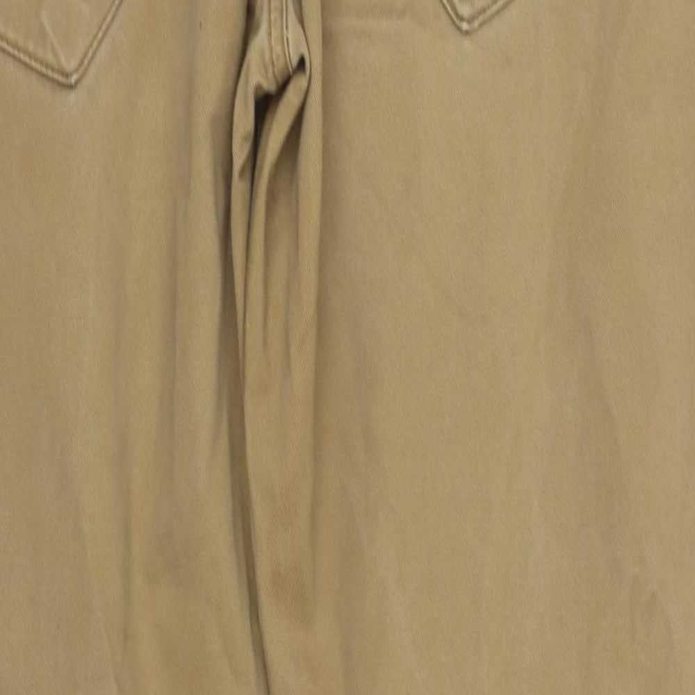 Womens UK Size M pre worn Regular Fit  Beige Trousers