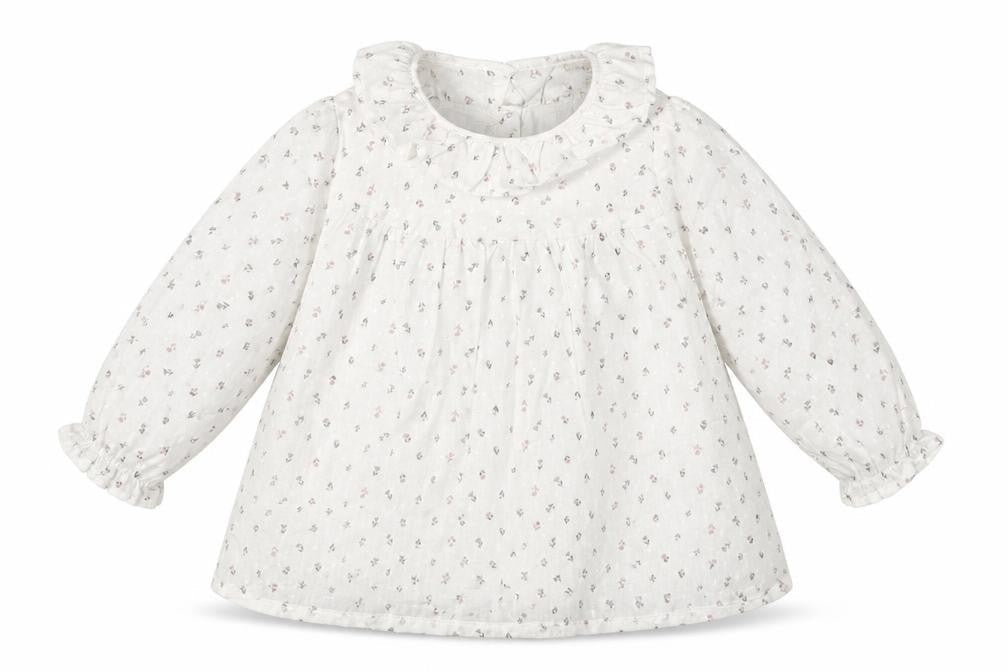 Front view of pre worn White Houndstooth Fit & Flare, size 12-18, Months