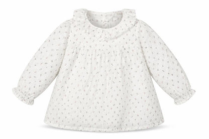 Front view of pre worn White Houndstooth Fit & Flare, size 12-18, Months