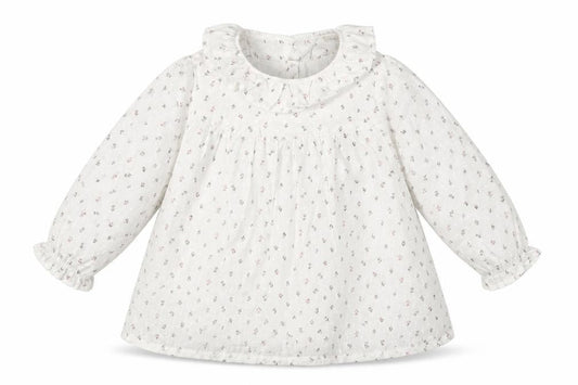 pre worn  White Houndstooth  Fit & Flare  Size 12-18 Months