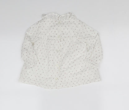 Back view of pre worn White Houndstooth Fit & Flare, size 12-18, Months