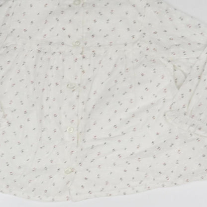 Brand and care label for pre worn White Houndstooth Fit & Flare, size 12-18, Months
