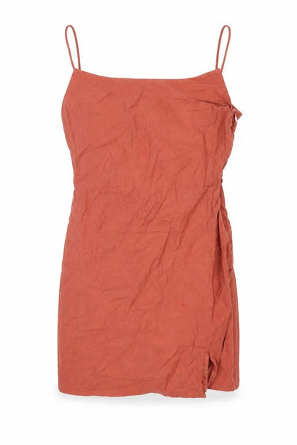 Womens UK Size 10 ASOS Orange Basic Blouse