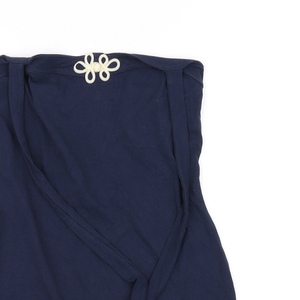 Womens UK Size 14 pre worn Blue Basic T-Shirt