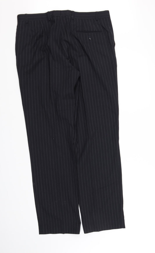 pre worn Mens Black   Trousers  Size L L33 in