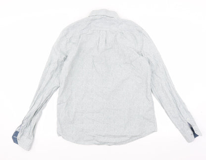 Steel & Jelly Mens Green    Button-Up Size M